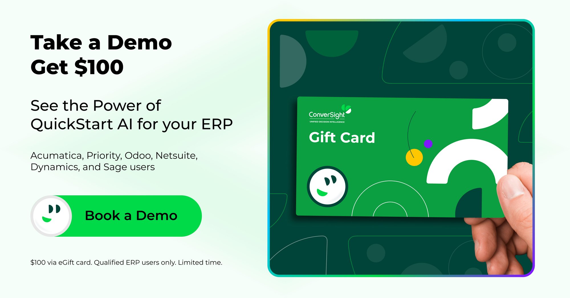 ConverSight_Take a Demo, Get  100
